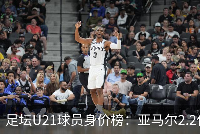 足坛U21球员身价榜：亚马尔2.2亿欧居首，迪奥曼德、杜埃前三